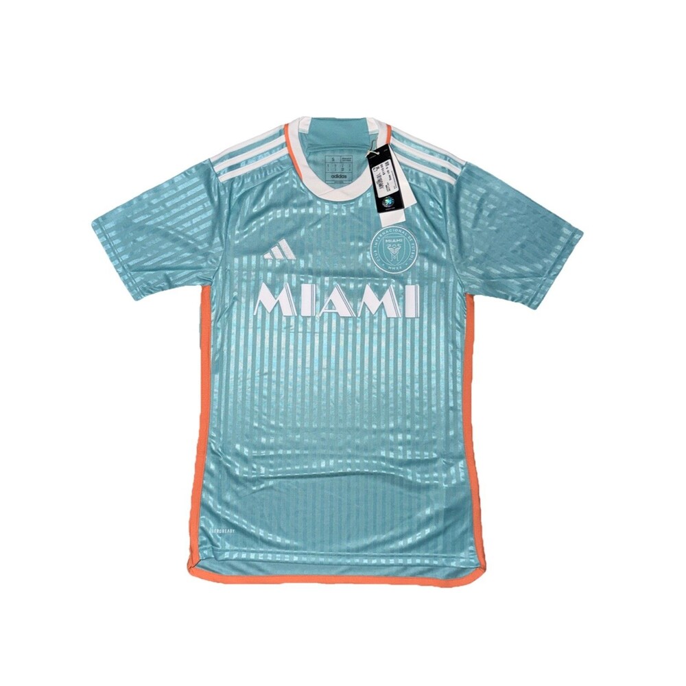 Adidas Inter Miami Jersey Authentic Third Soccer Jersey JJ1449 Mens Size Small